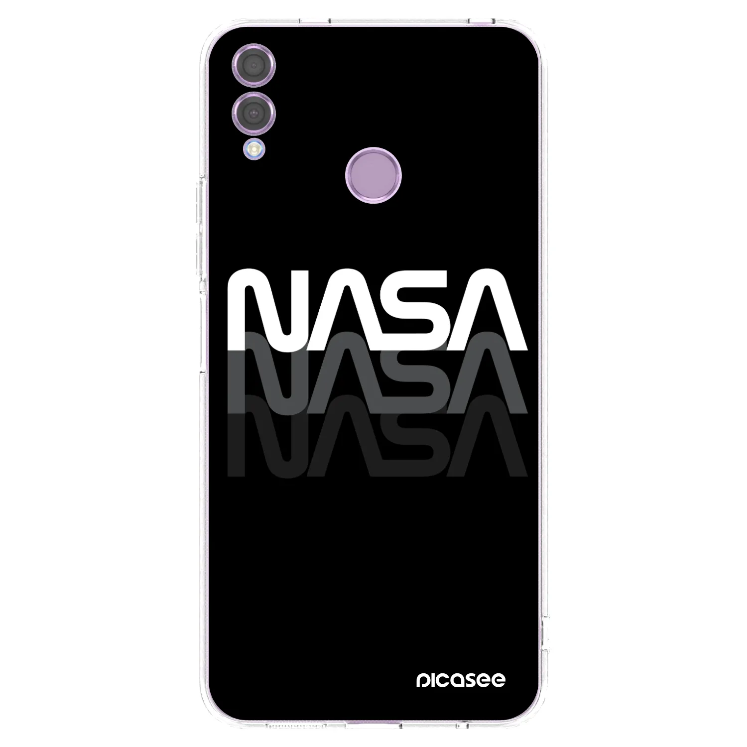 Picasee silikonska prozirna maskica za Honor 8X - NASA Triple
