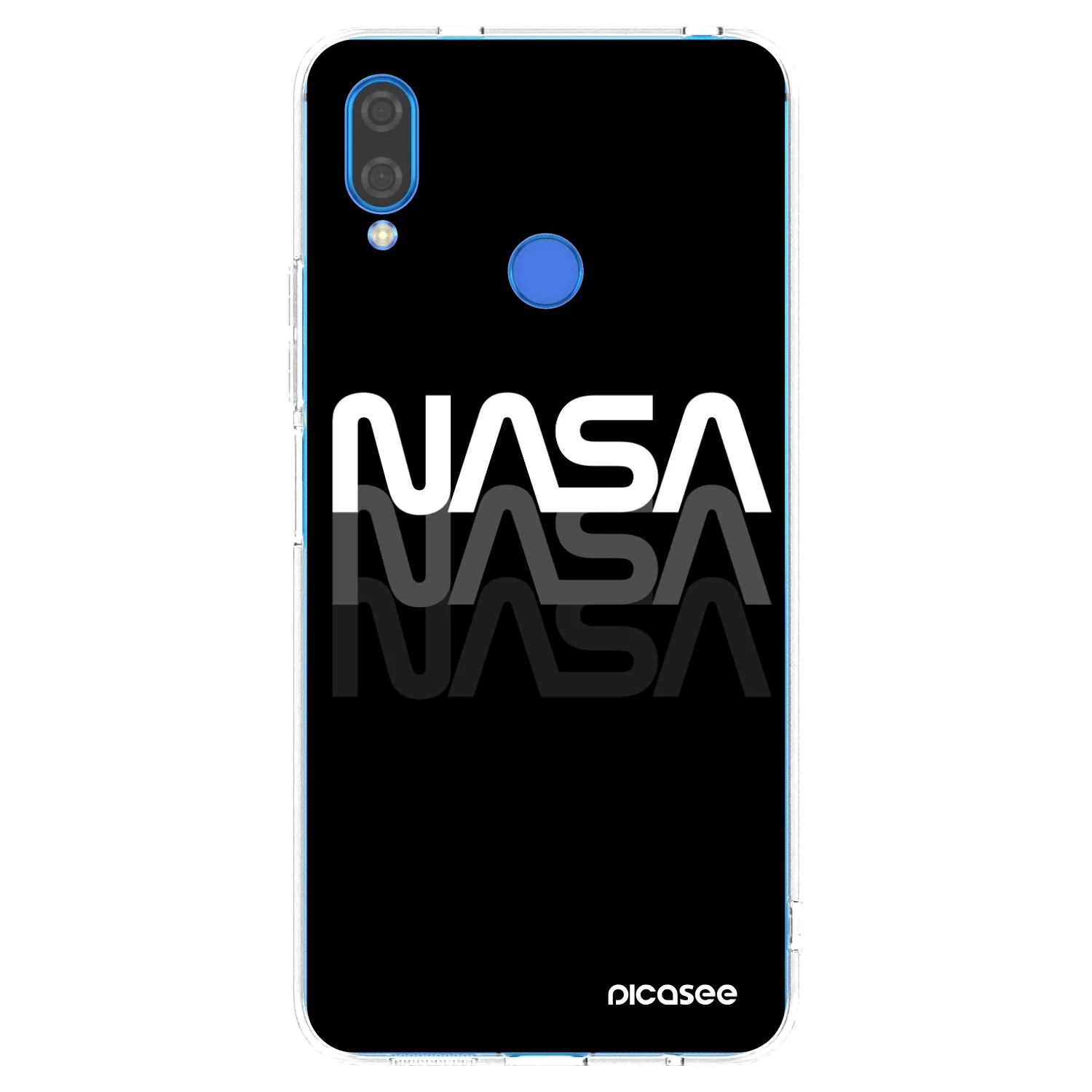 Picasee silikonska prozirna maskica za Huawei Nova 3 - NASA Triple