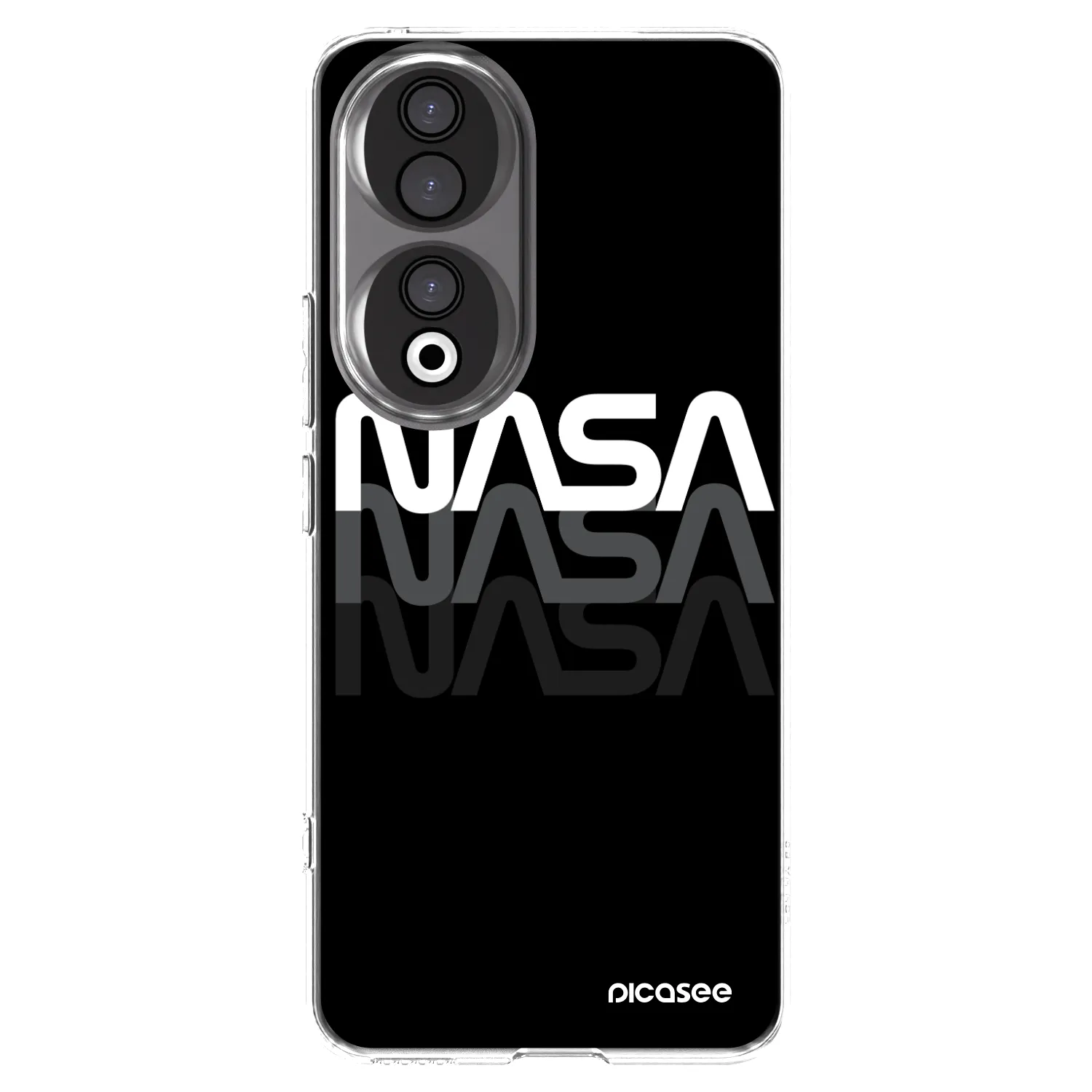 Picasee silikonska prozirna maskica za Honor 90 5G - NASA Triple