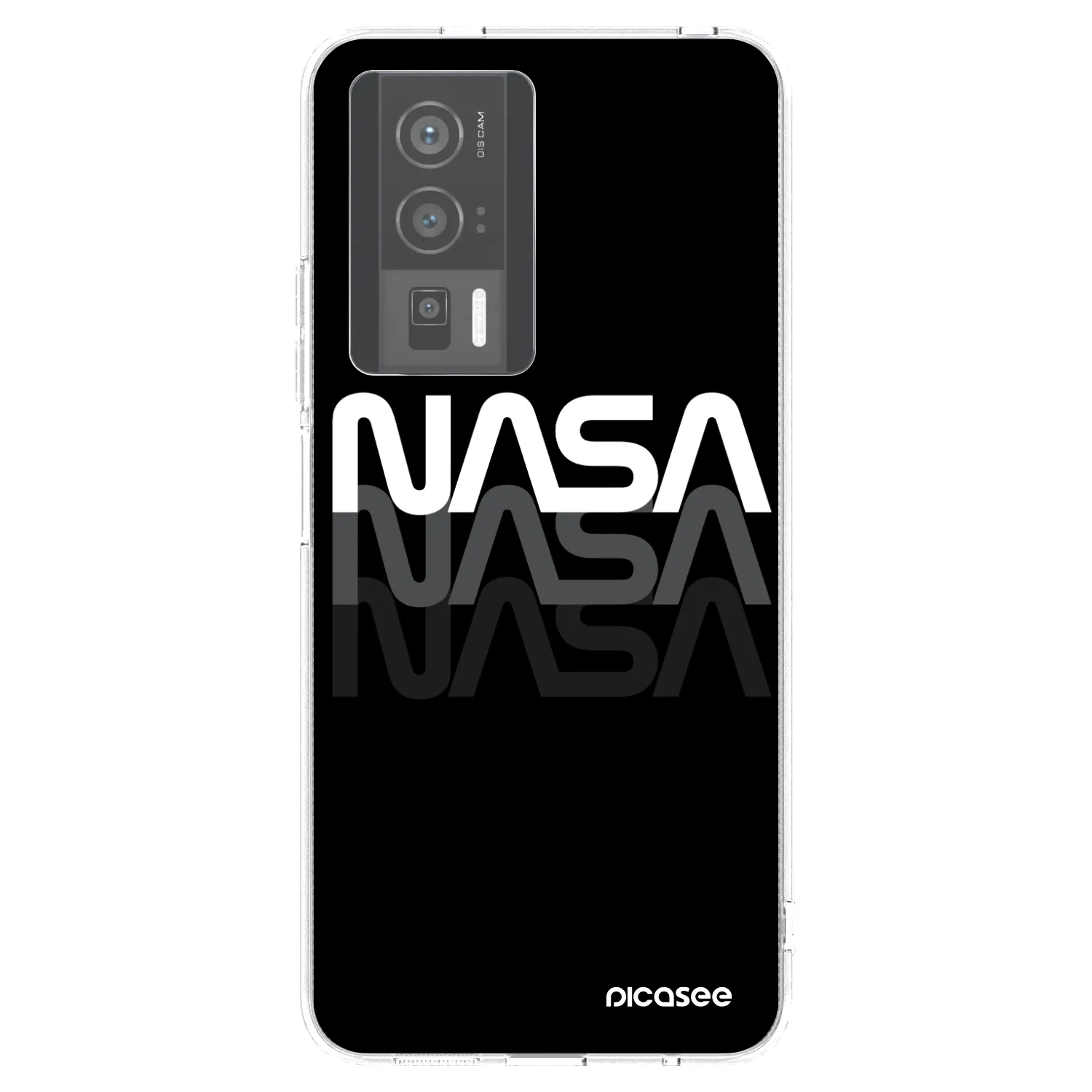 Picasee silikonska prozirna maskica za Xiaomi Poco F5 Pro 5G - NASA Triple