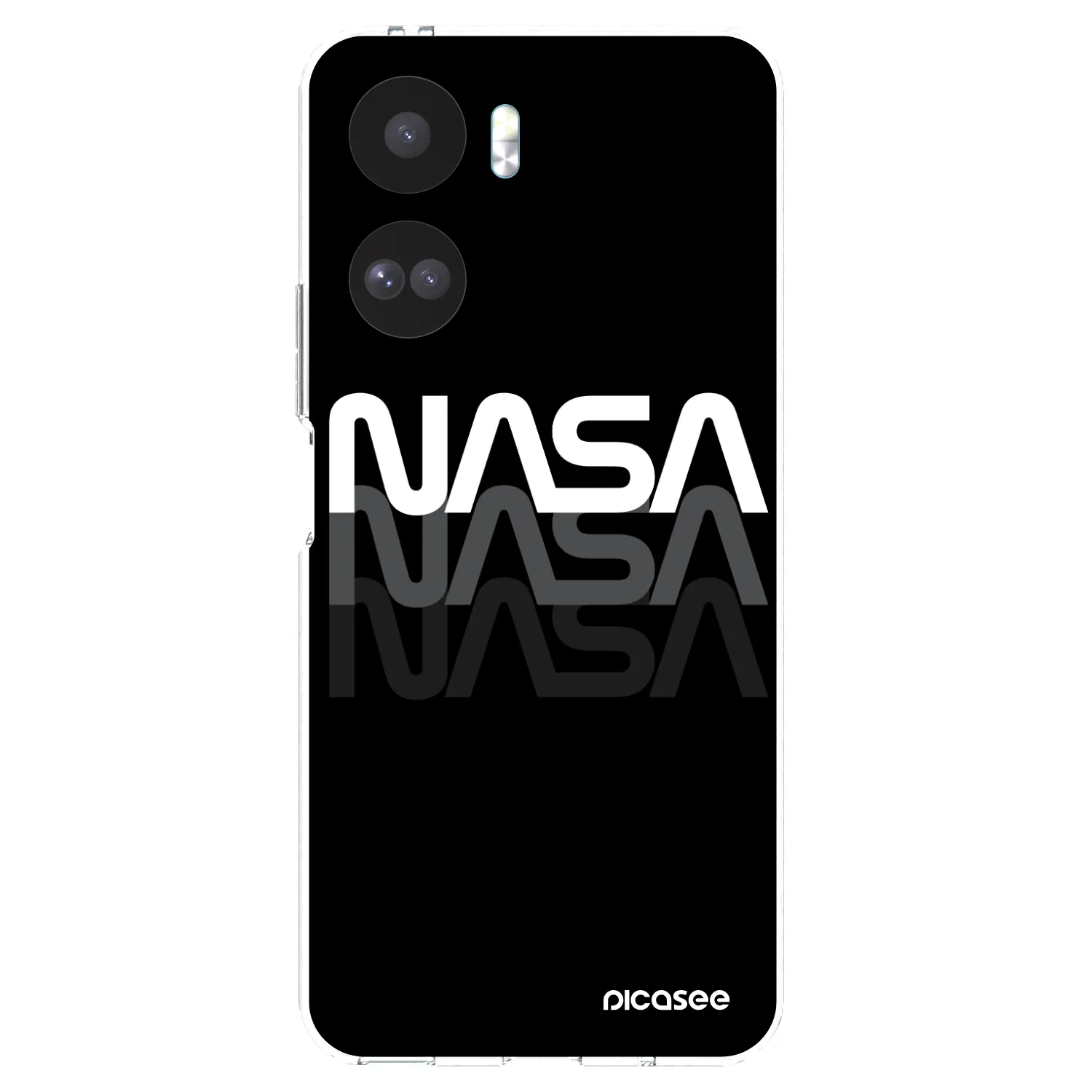 Picasee silikonska prozirna maskica za Honor 90 Lite 5G - NASA Triple