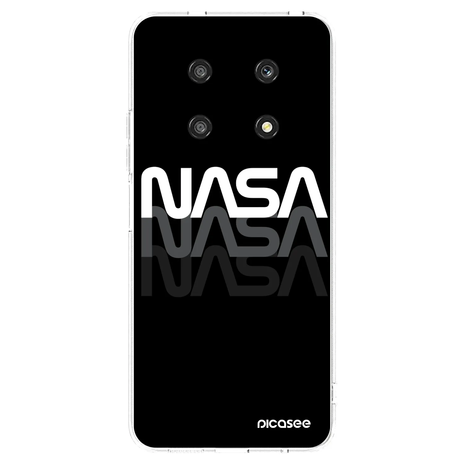 Picasee silikonska prozirna maskica za Honor Magic4 Lite 5G - NASA Triple