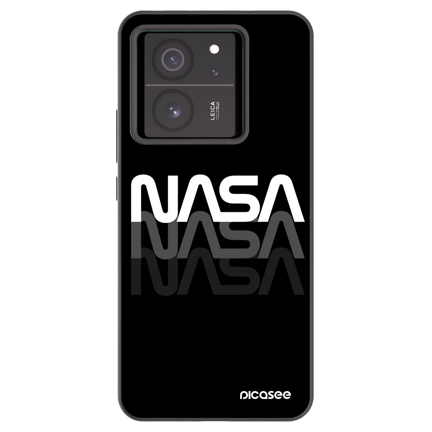 Picasee crna silikonska maskica za Xiaomi 13T Pro - NASA Triple