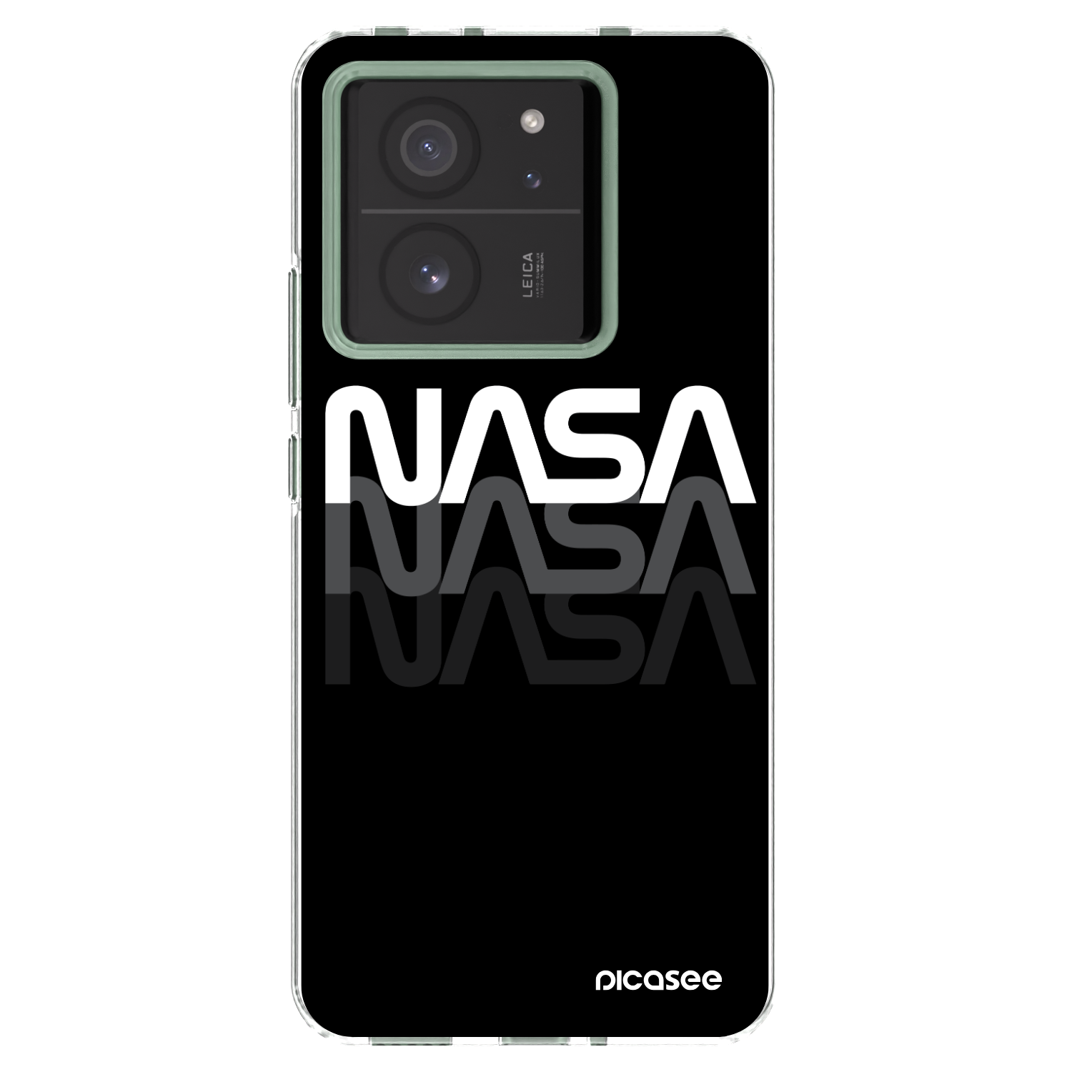 Picasee silikonska prozirna maskica za Xiaomi 13T Pro - NASA Triple