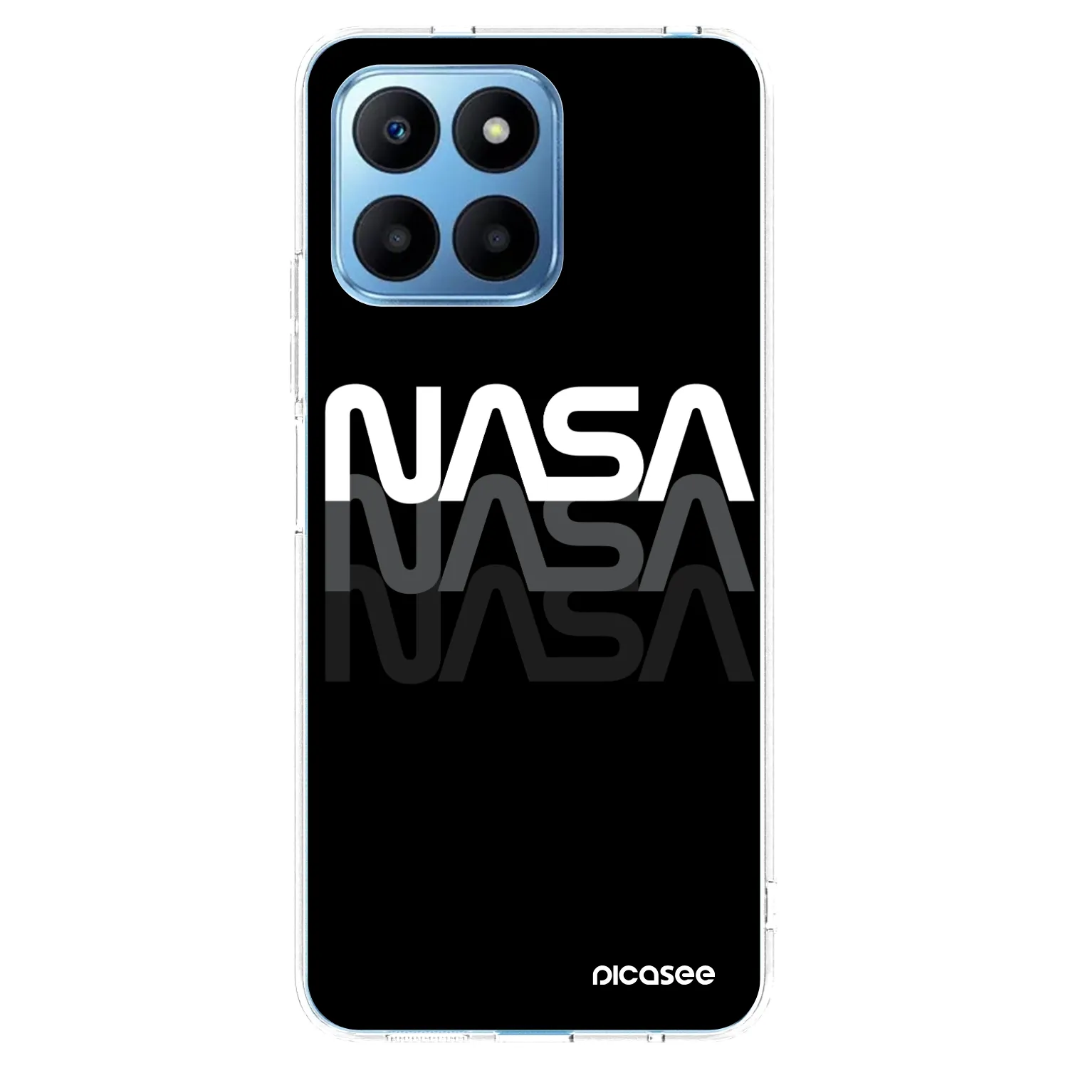 Picasee silikonska prozirna maskica za Honor 70 Lite - NASA Triple
