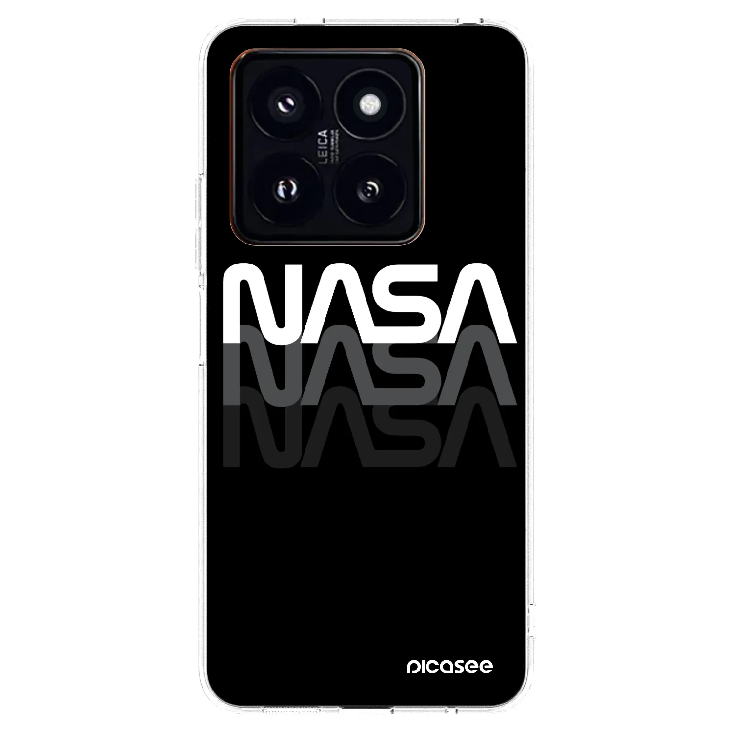 Picasee silikonska prozirna maskica za Xiaomi 14 Pro - NASA Triple