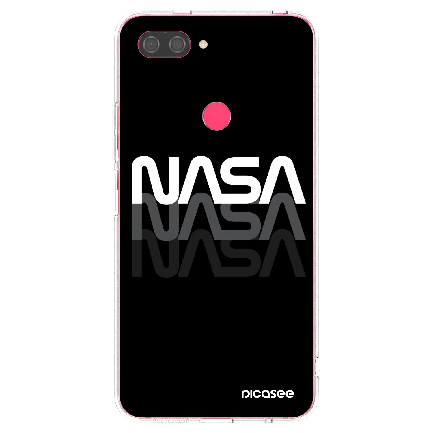 Picasee silikonska prozirna maskica za Xiaomi Mi 8 Lite - NASA Triple