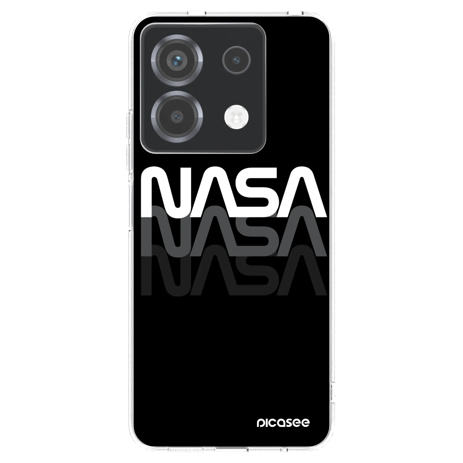 Picasee silikonska prozirna maskica za Xiaomi Poco X6 - NASA Triple