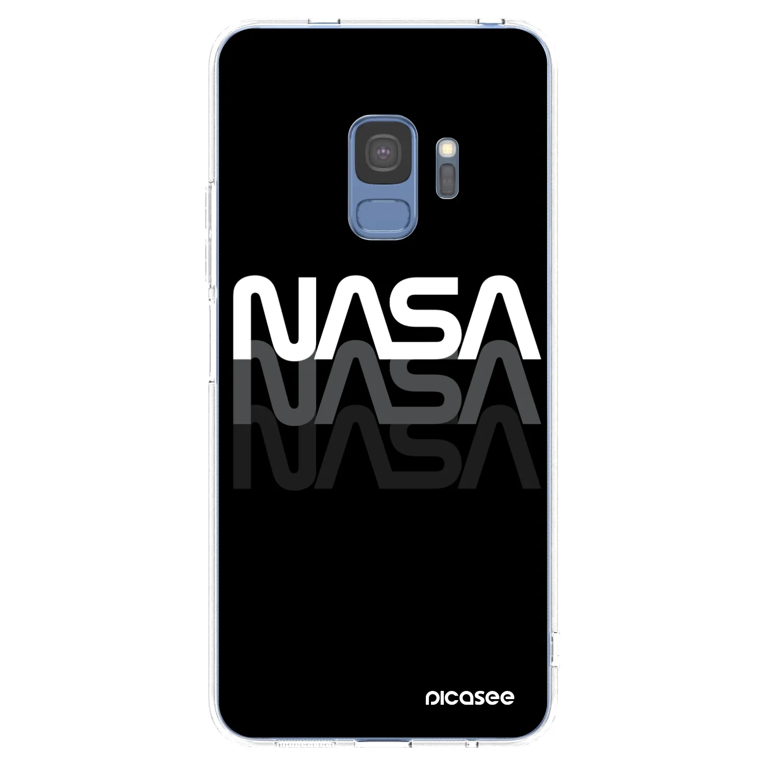 Picasee silikonska prozirna maskica za Samsung Galaxy S9 G960F - NASA Triple