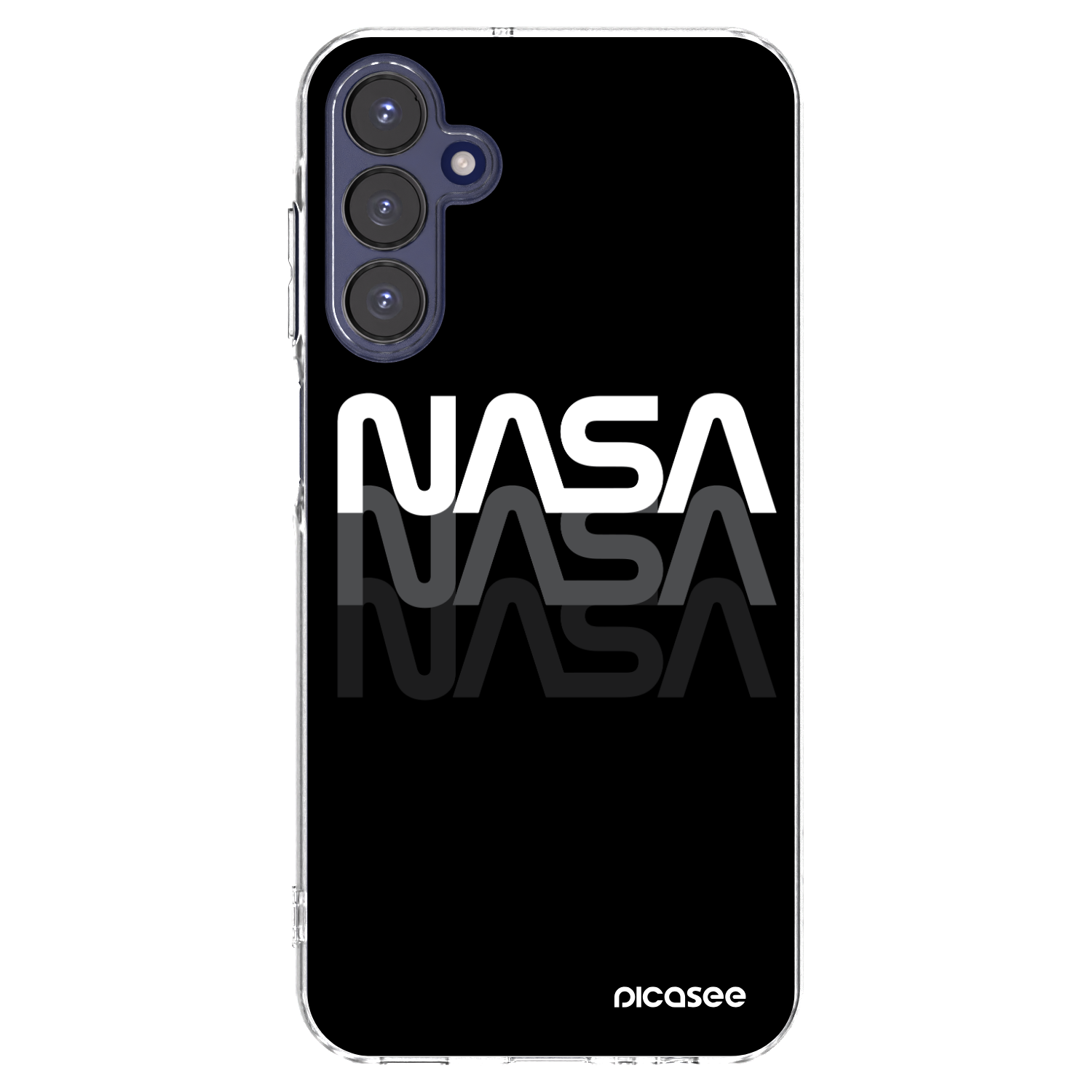 Picasee silikonska prozirna maskica za Samsung Galaxy A15 A155F 4G - NASA Triple