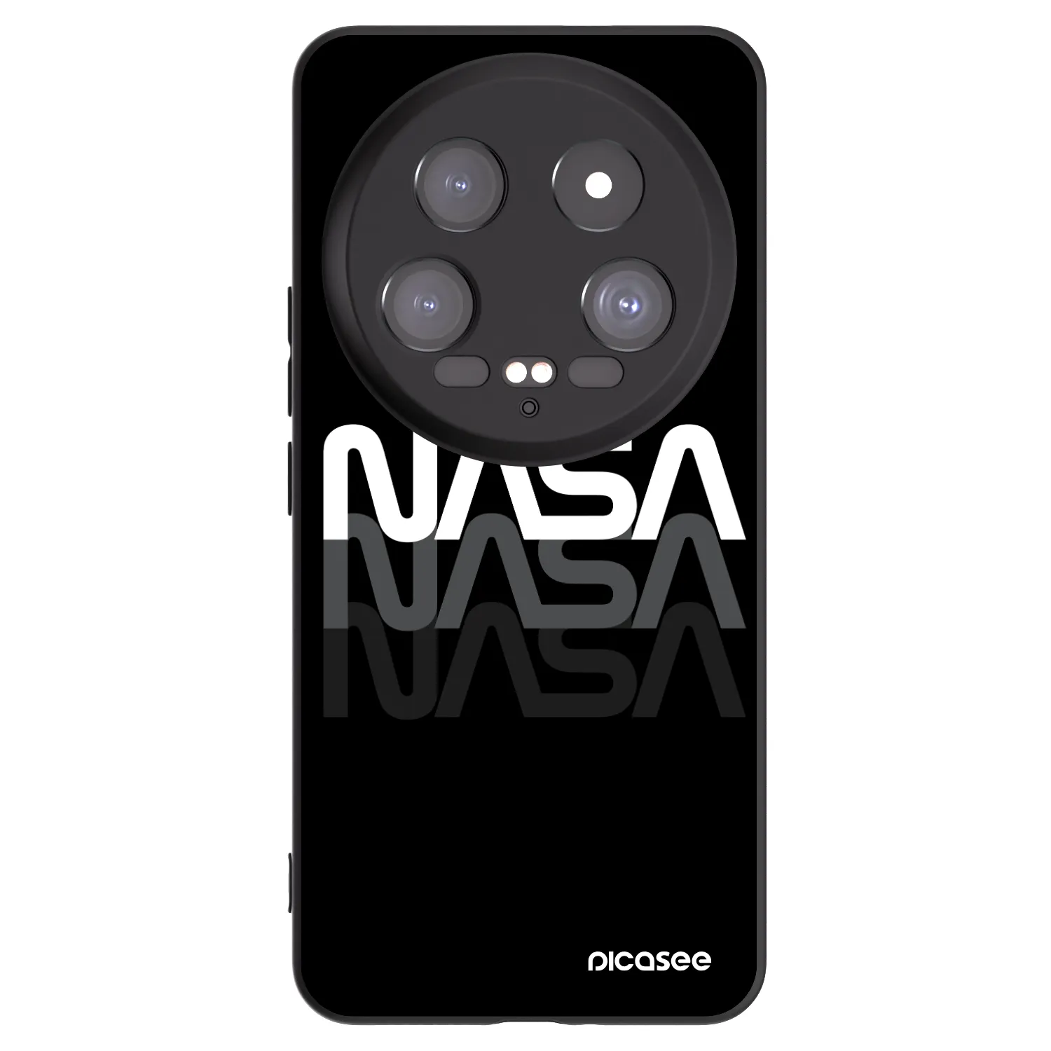 Picasee crna silikonska maskica za Xiaomi 14 Ultra - NASA Triple
