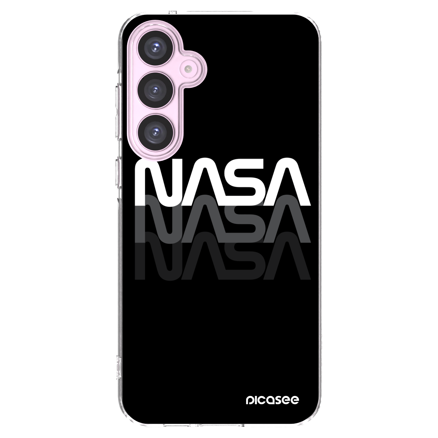 Picasee silikonska prozirna maskica za Samsung Galaxy A55 5G A556B - NASA Triple