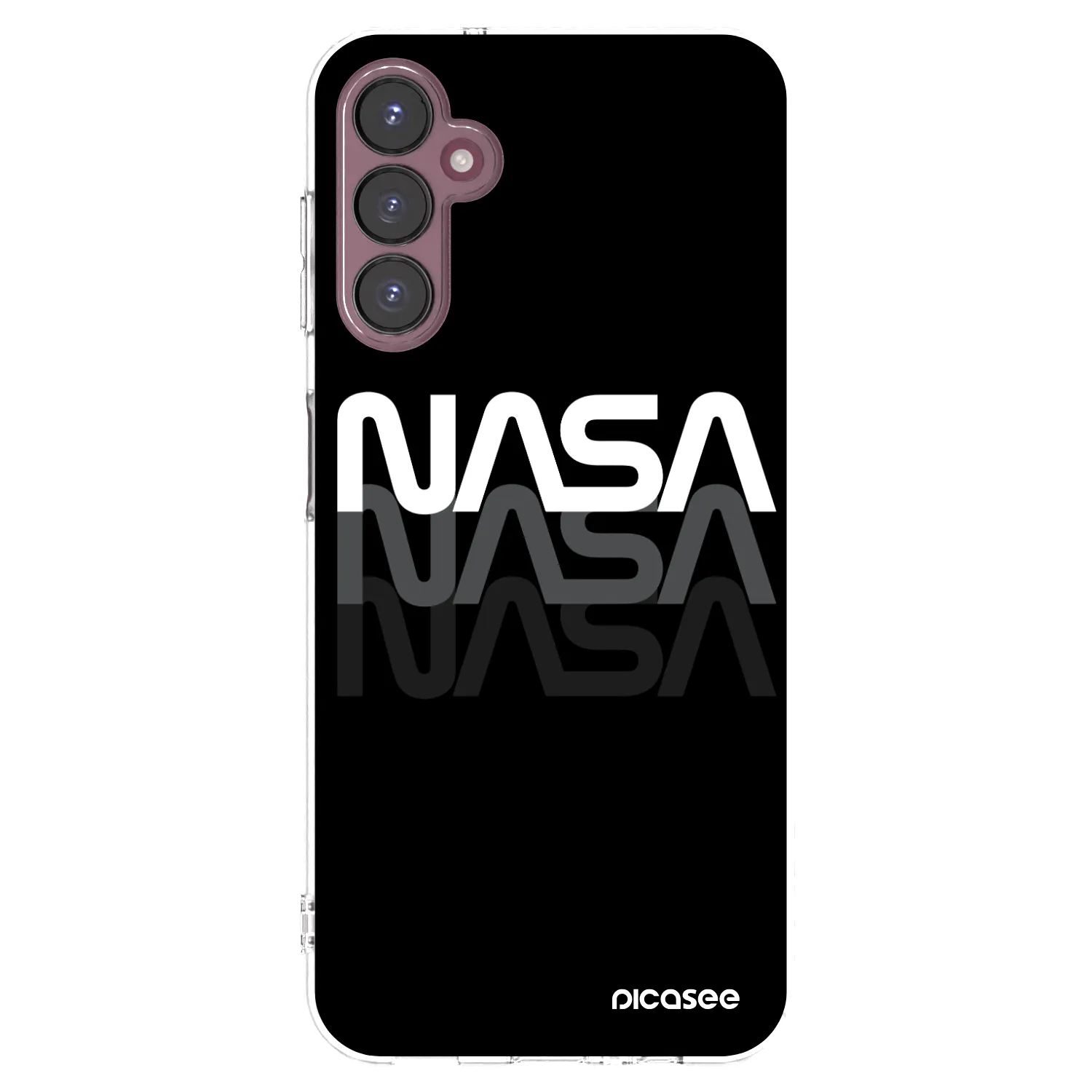 Picasee silikonska prozirna maskica za Samsung Galaxy A05s A057G - NASA Triple