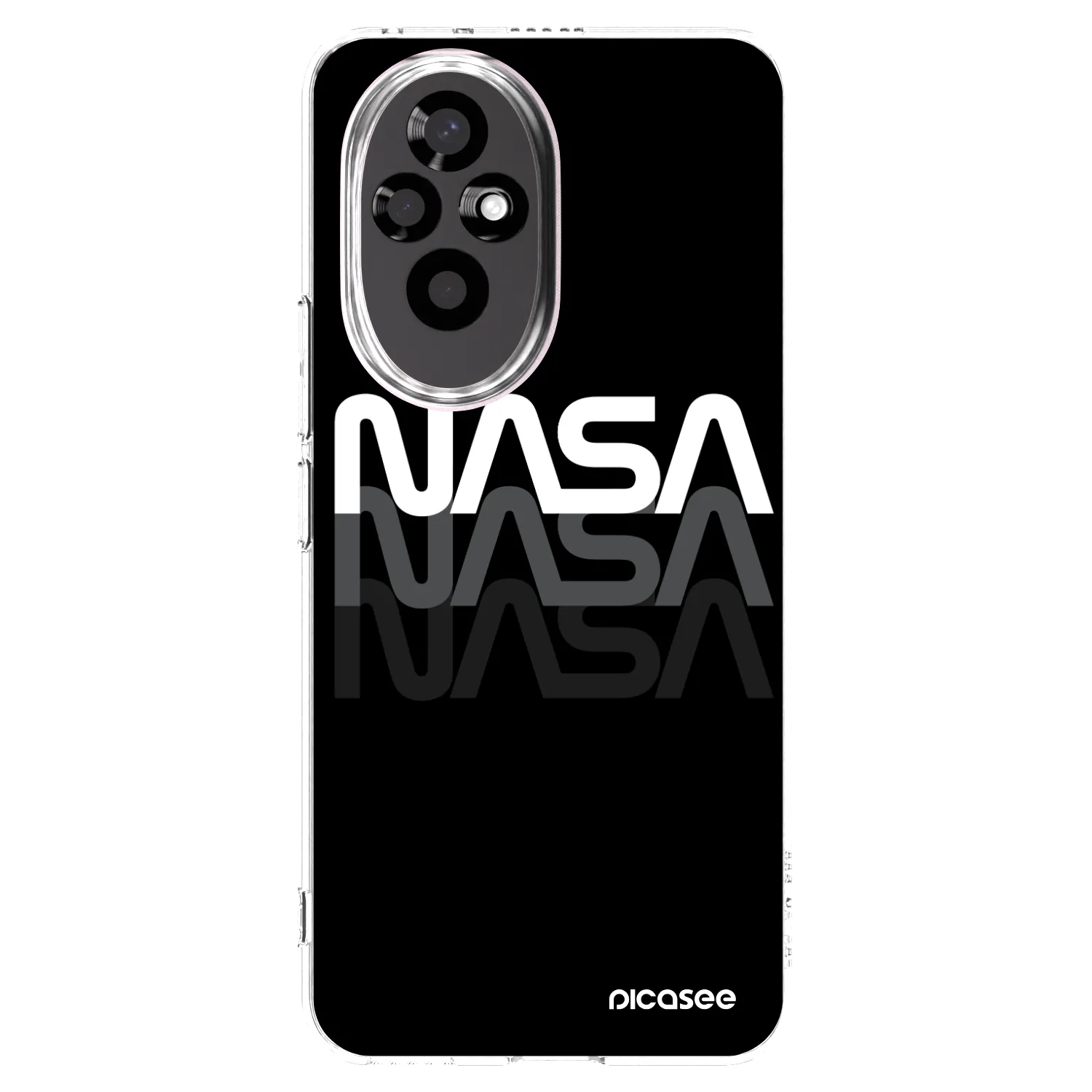 Picasee silikonska prozirna maskica za Honor 200 5G - NASA Triple