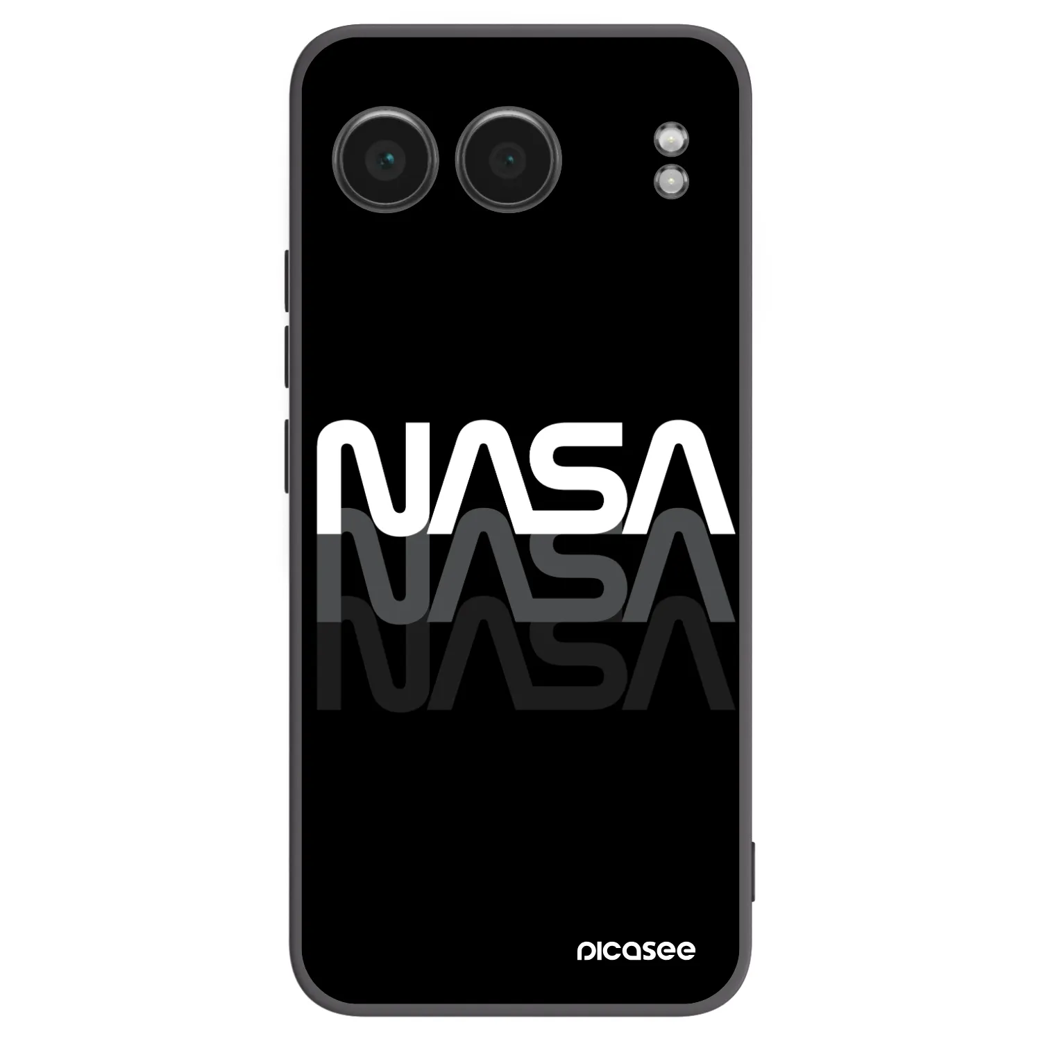 Picasee crna silikonska maskica za OnePlus Nord 4 - NASA Triple