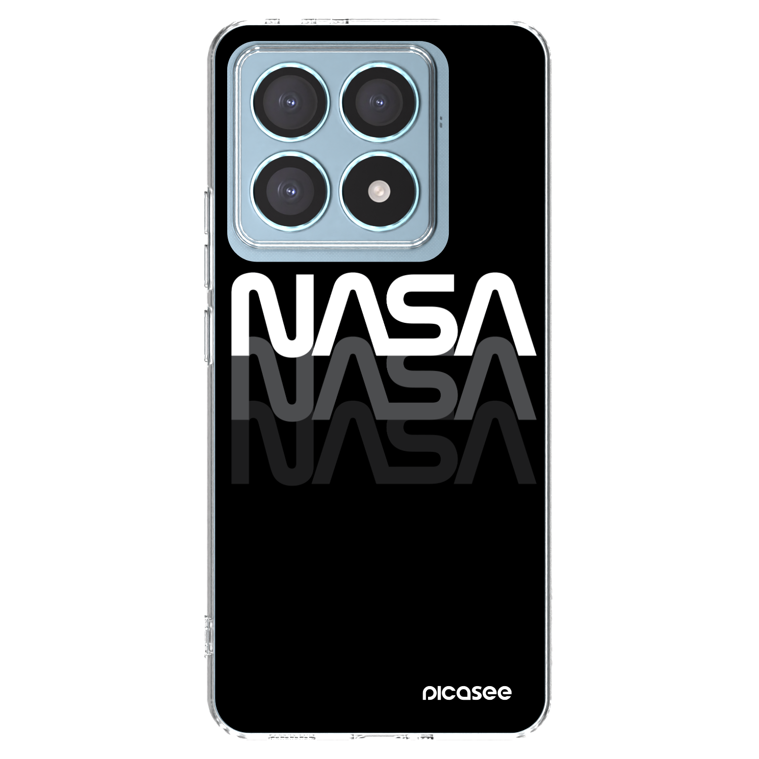 Picasee silikonska prozirna maskica za Xiaomi 14T Pro - NASA Triple