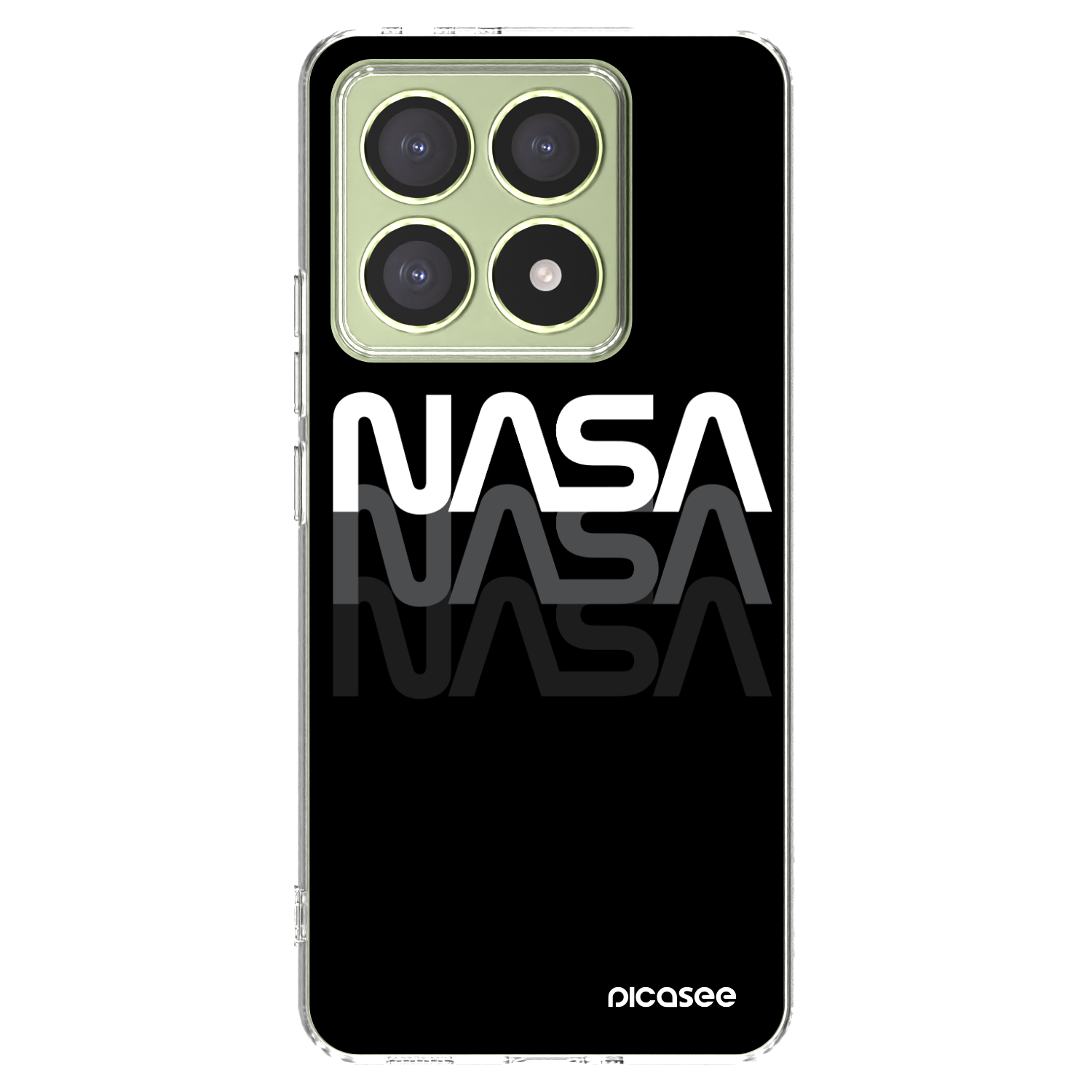 Picasee silikonska prozirna maskica za Xiaomi 14T - NASA Triple