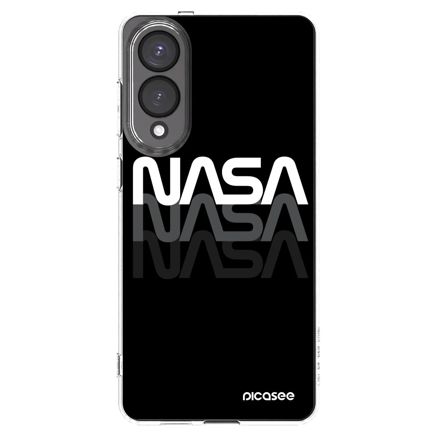 Picasee silikonska prozirna maskica za Samsung Galaxy S25 Edge 5G - NASA Triple
