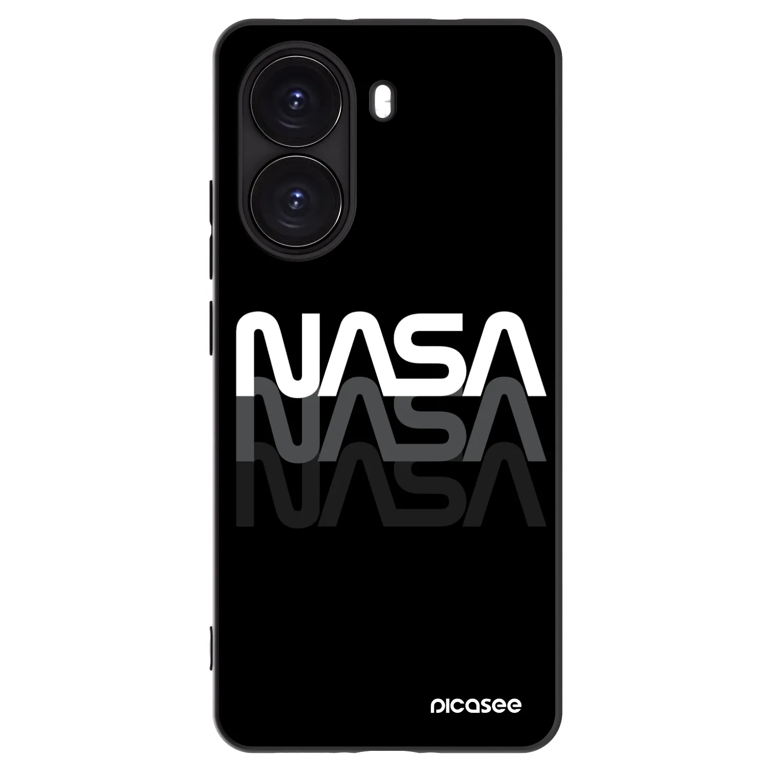 Picasee crna silikonska maskica za Xiaomi Poco X7 Pro 5G - NASA Triple