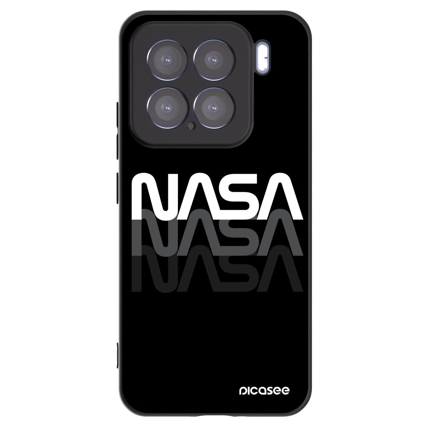 Picasee crna silikonska maskica za Xiaomi 15 - NASA Triple
