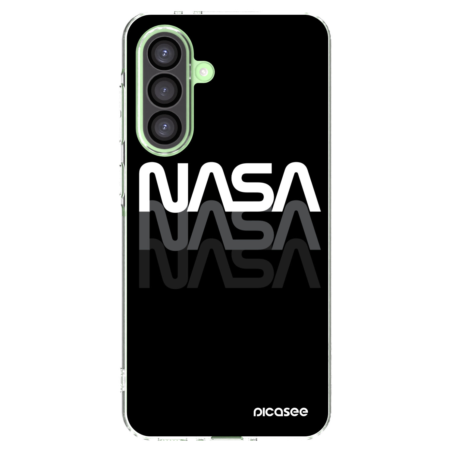 Picasee silikonska prozirna maskica za Samsung Galaxy A26 5G A266B - NASA Triple