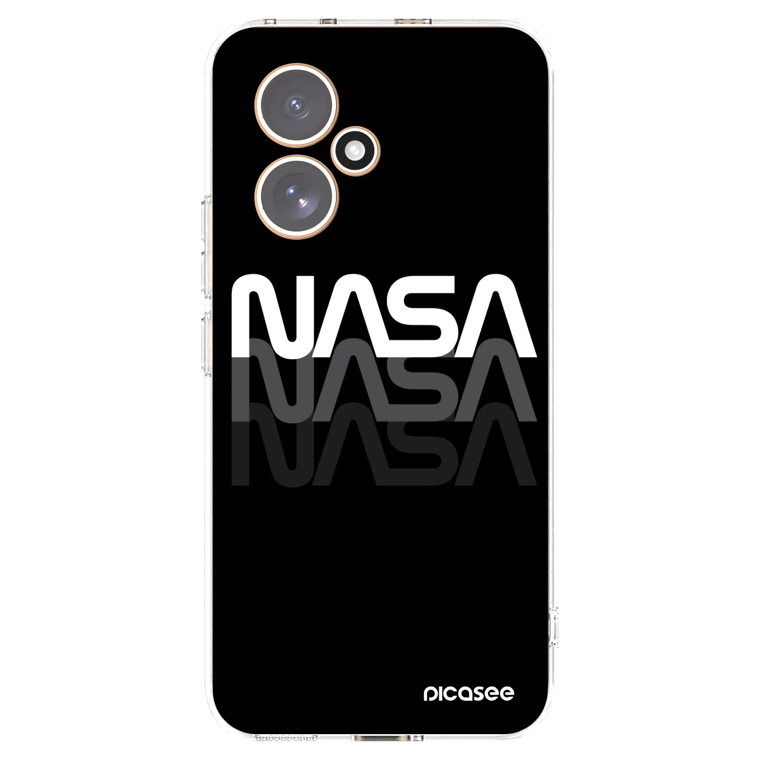 Picasee silikonska prozirna maskica za Honor 400 5G - NASA Triple