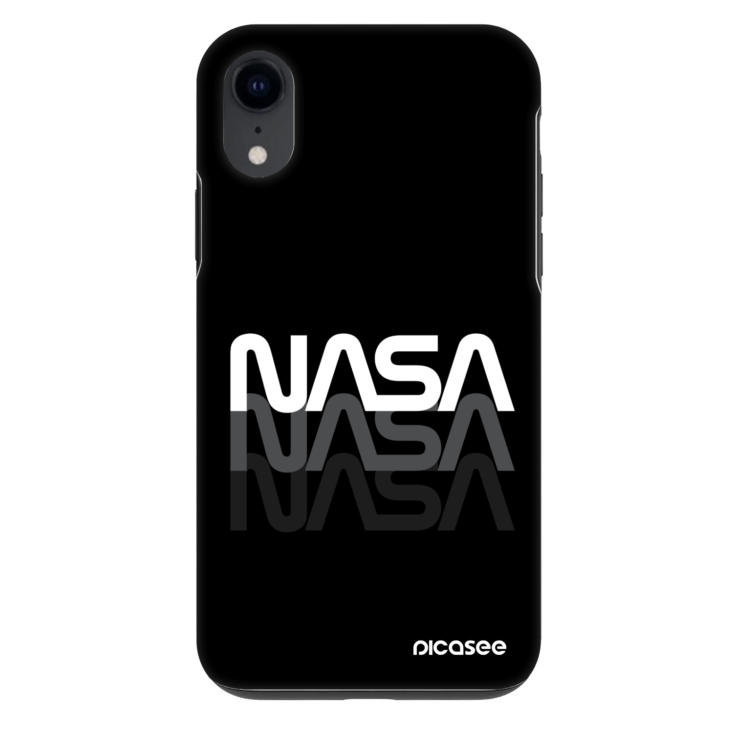 Picasee Fashion Case za Apple iPhone XR - NASA Triple