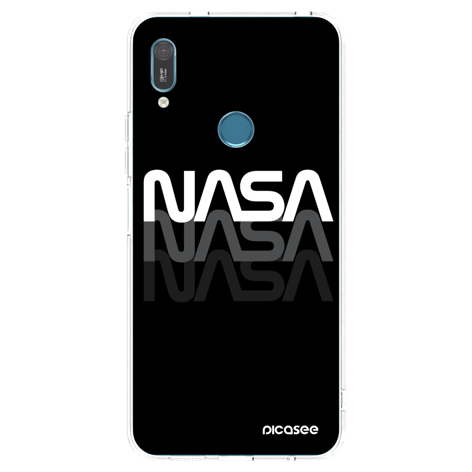 Picasee silikonska prozirna maskica za Huawei Y6 2019 - NASA Triple