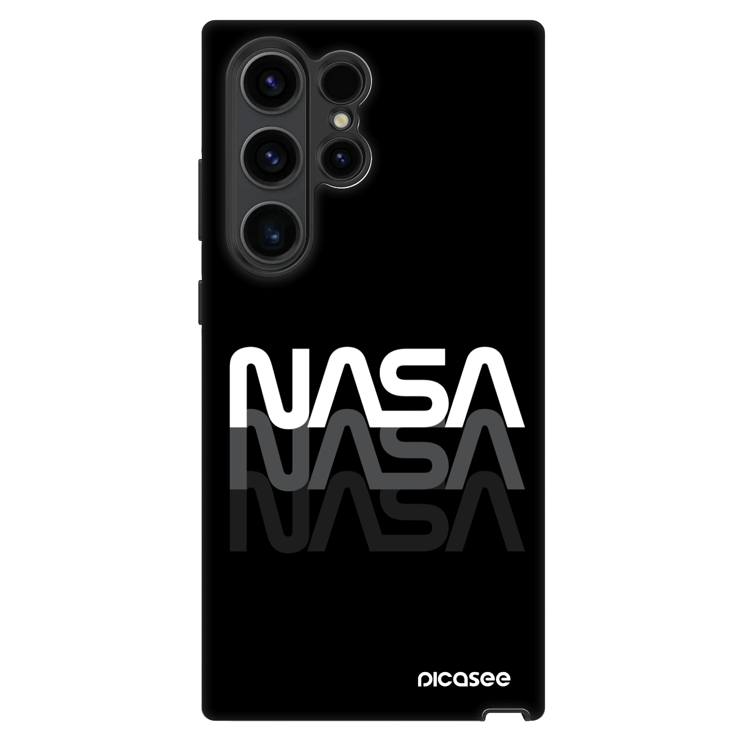 Picasee Fashion Case za Samsung Galaxy S23 Ultra 5G - NASA Triple