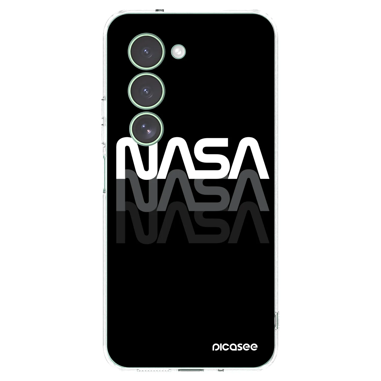 Picasee silikonska prozirna maskica za Xiaomi Redmi 15 5G - NASA Triple