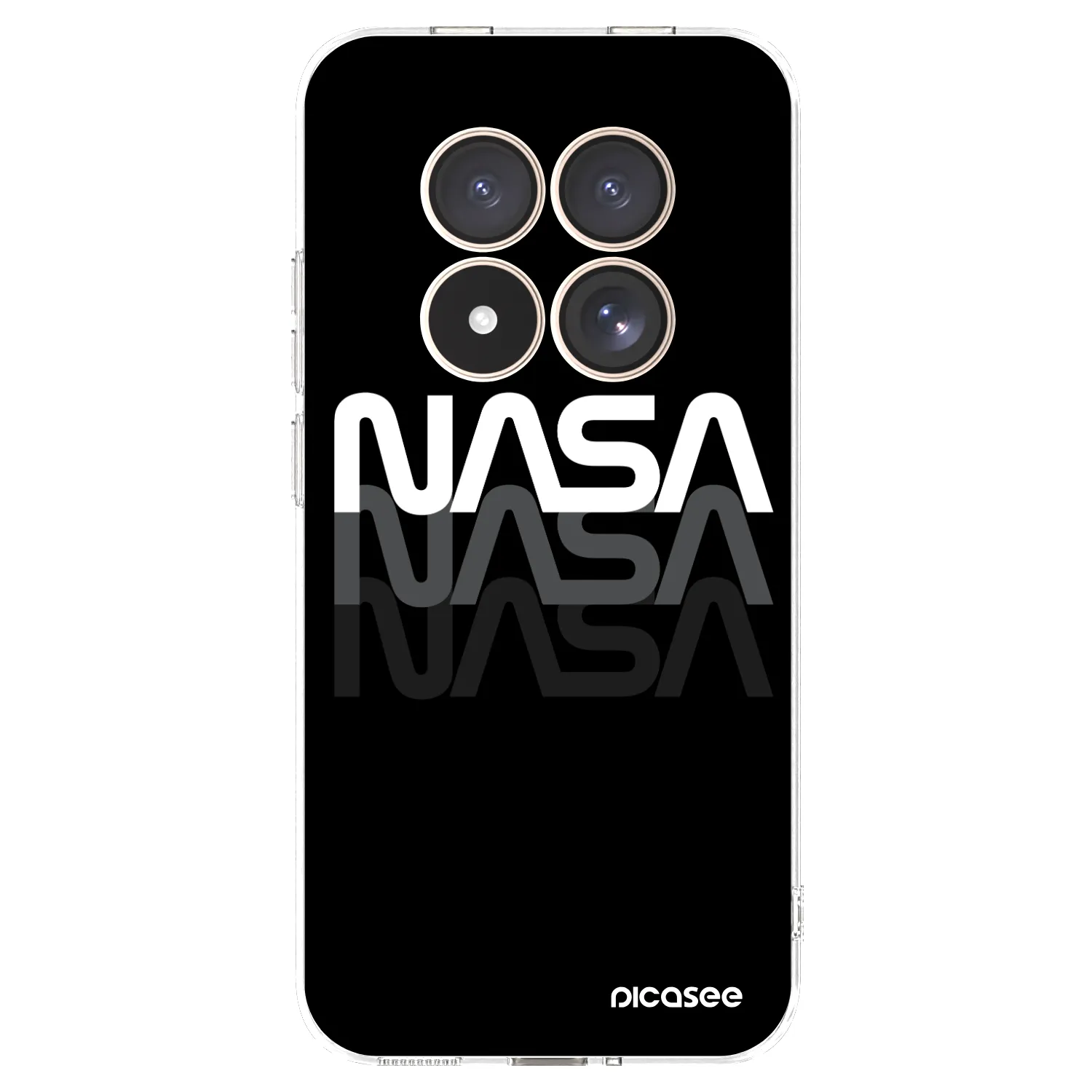 Picasee silikonska prozirna maskica za Xiaomi Redmi Note 15 Pro 4G - NASA Triple