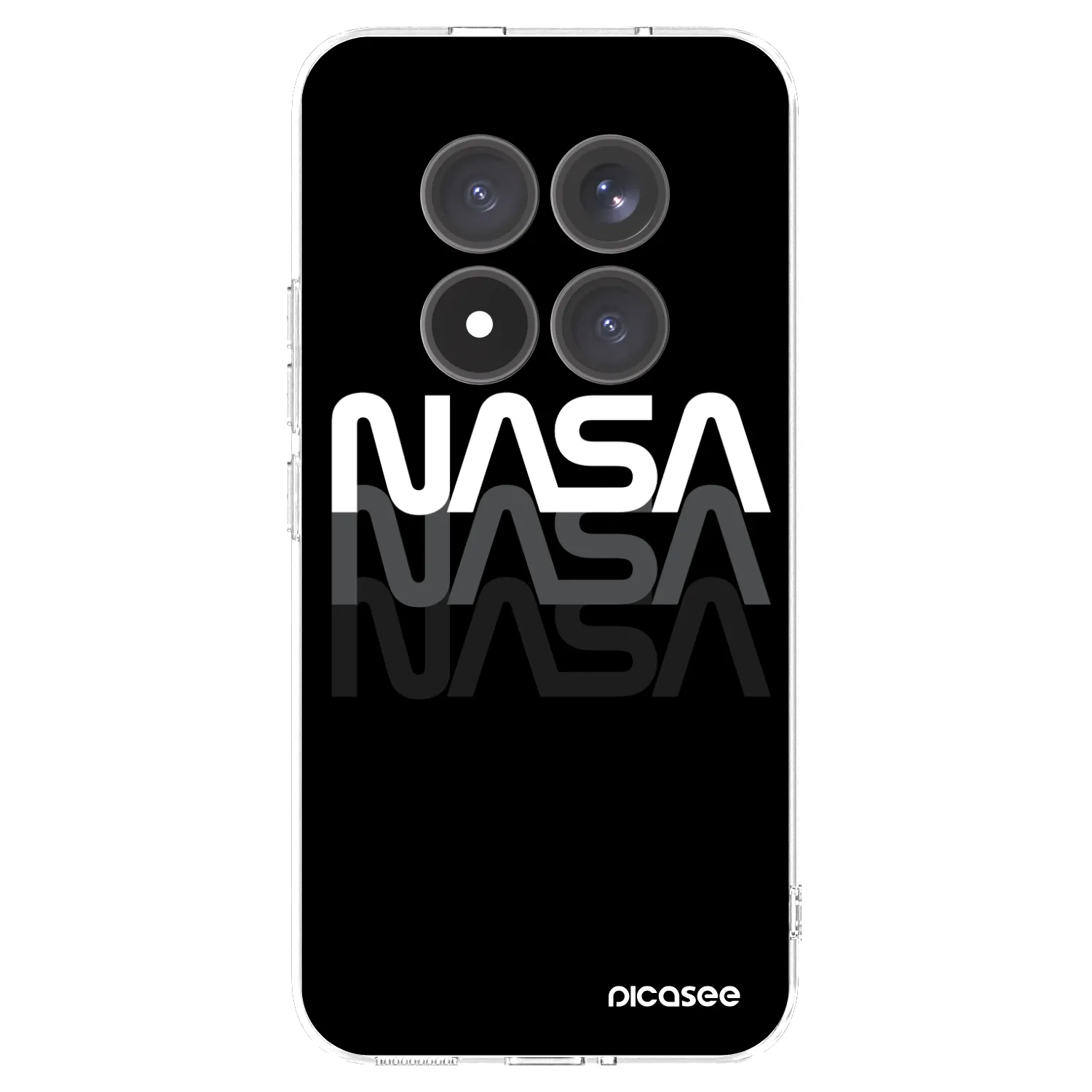 Picasee silikonska prozirna maskica za Xiaomi Redmi Note 15 Pro+ - NASA Triple