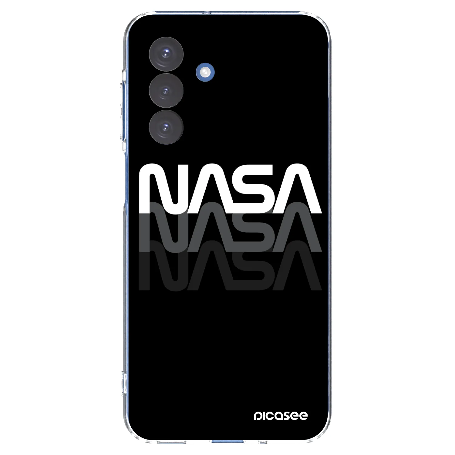 Picasee silikonska prozirna maskica za Samsung Galaxy A17 5G - NASA Triple