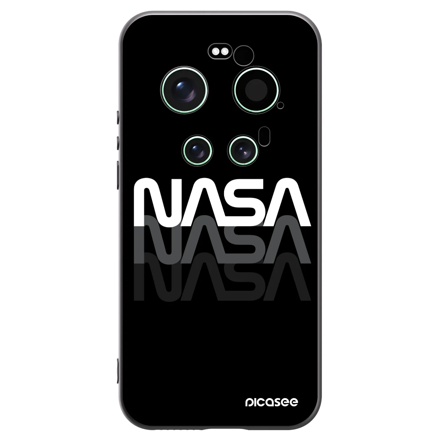 Picasee crna silikonska maskica za Xiaomi 17 Ultra - NASA Triple