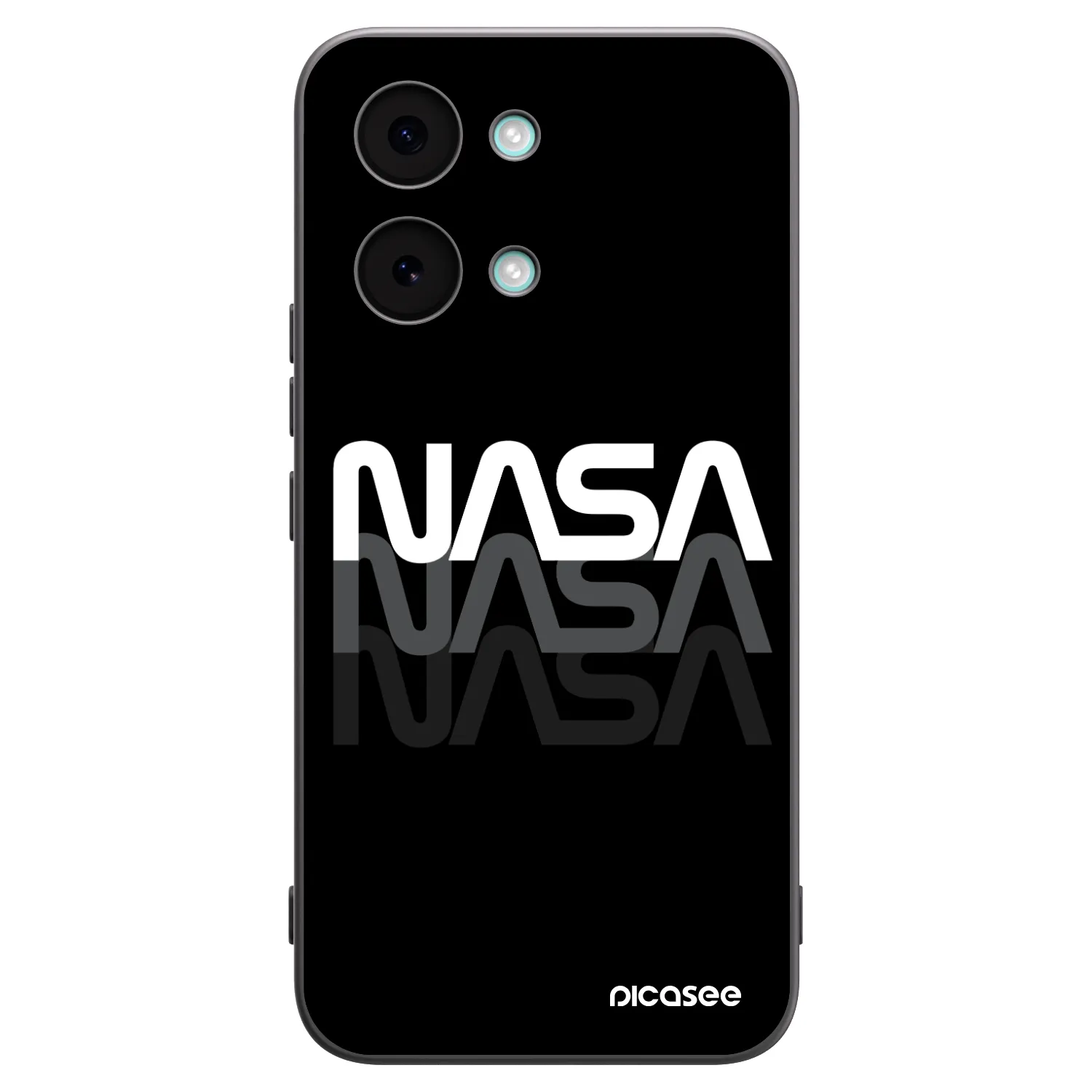Picasee crna silikonska maskica za Xiaomi Poco X8 Pro Max - NASA Triple