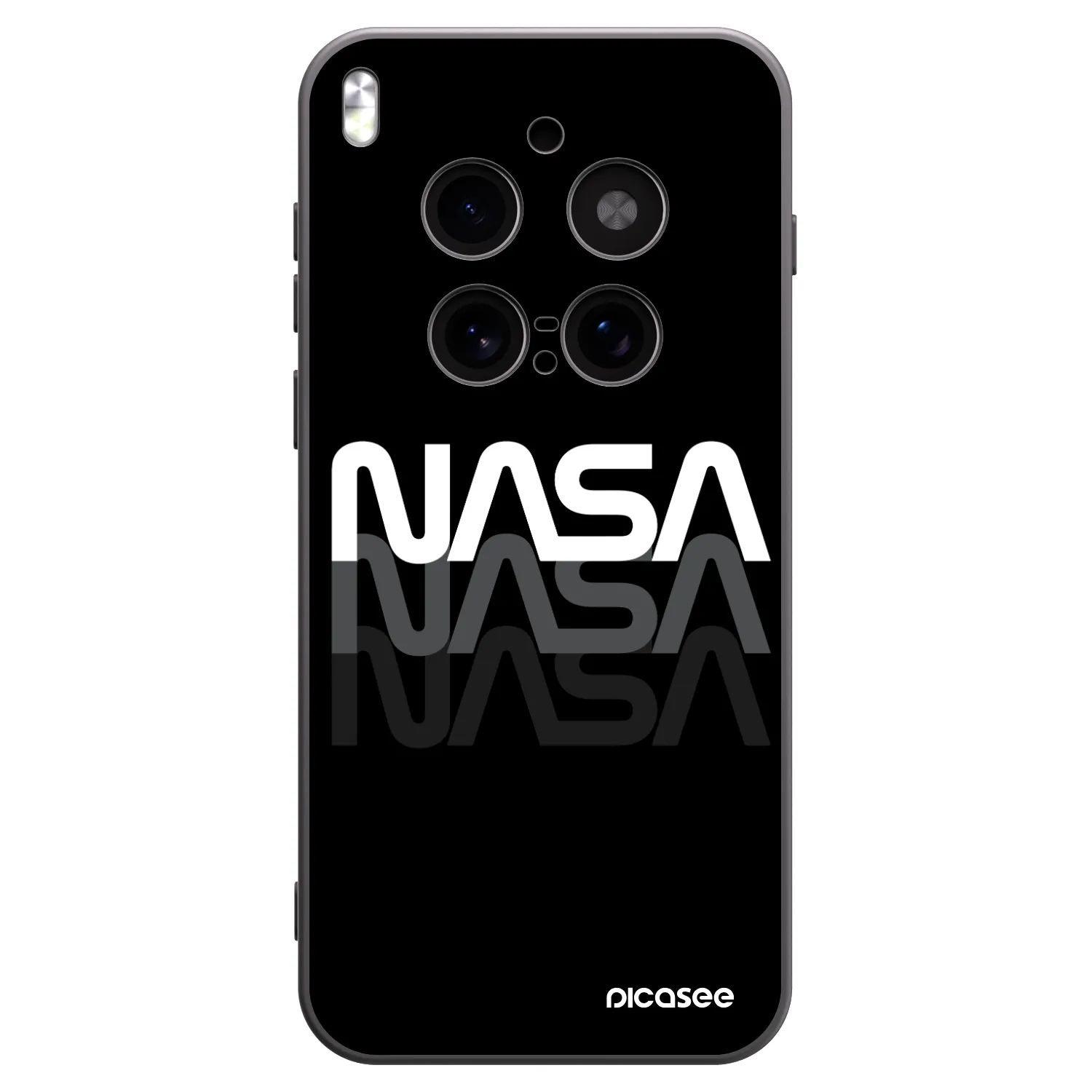 Picasee crna silikonska maskica za Vivo X300 Pro - NASA Triple