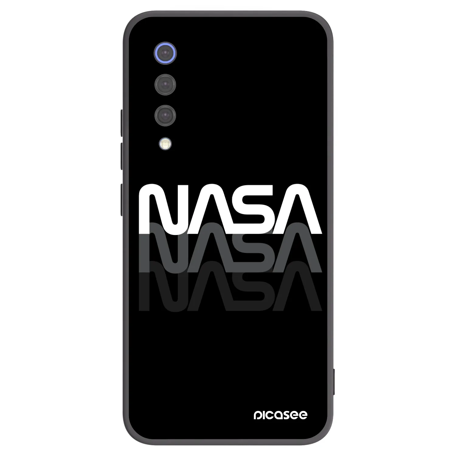Picasee crna silikonska maskica za Xiaomi Mi 9 SE - NASA Triple