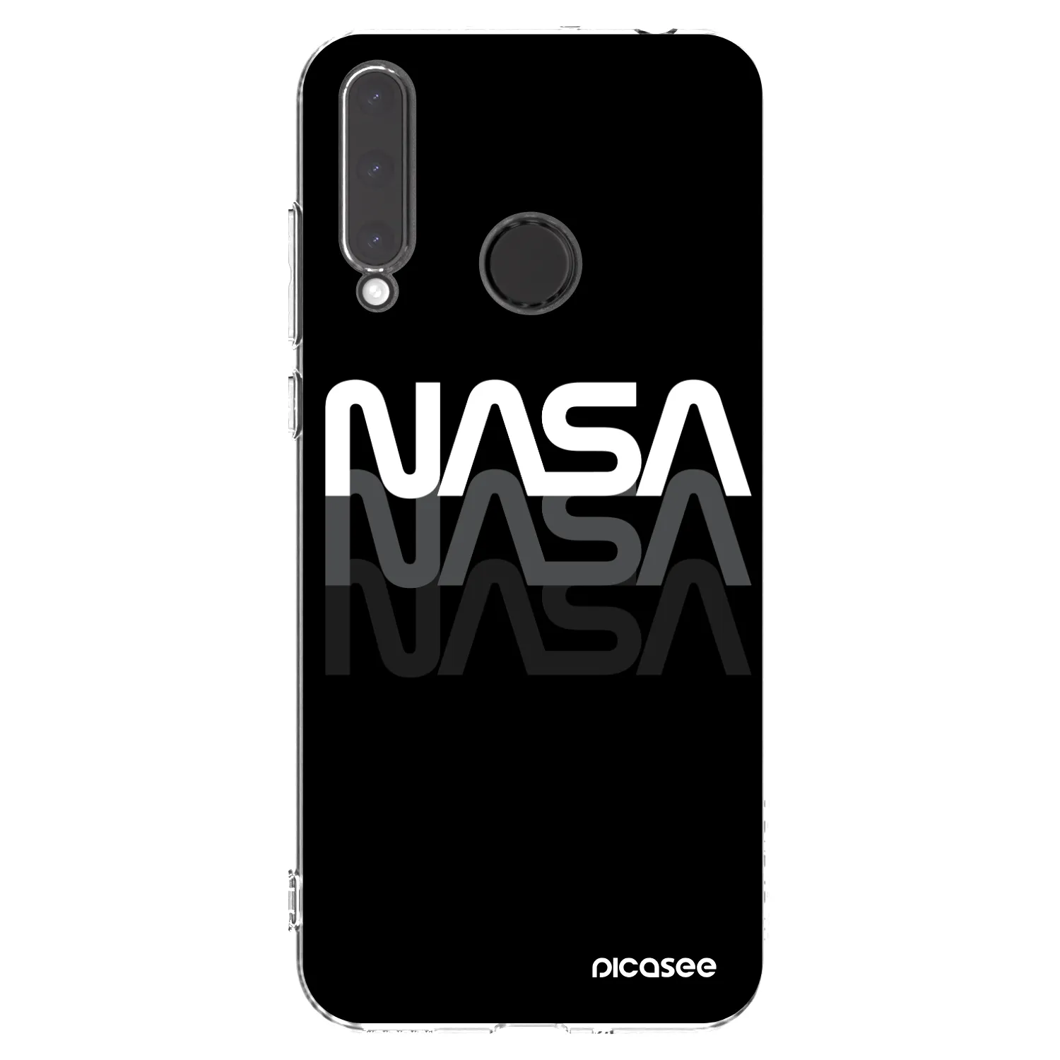 Picasee silikonska prozirna maskica za Honor 20 Lite - NASA Triple