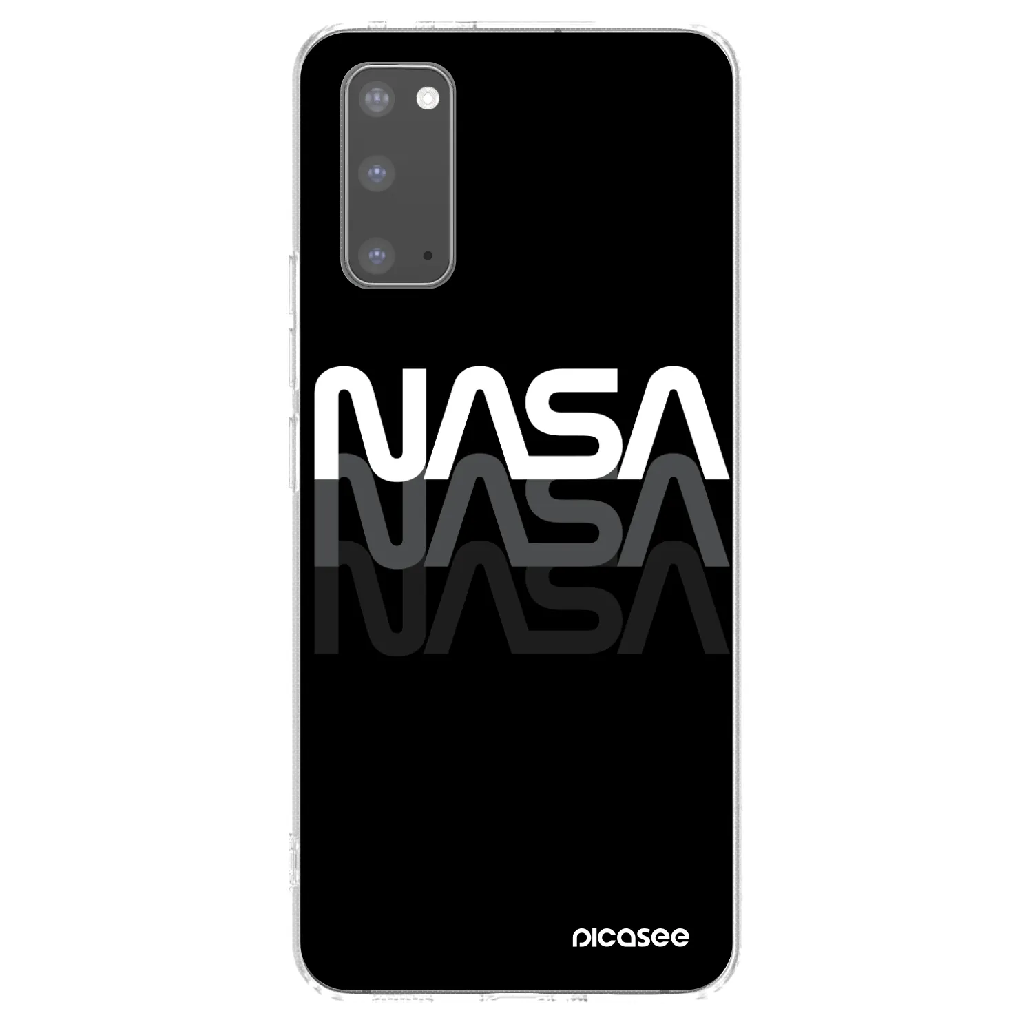 Picasee silikonska prozirna maskica za Samsung Galaxy S20 G980F - NASA Triple