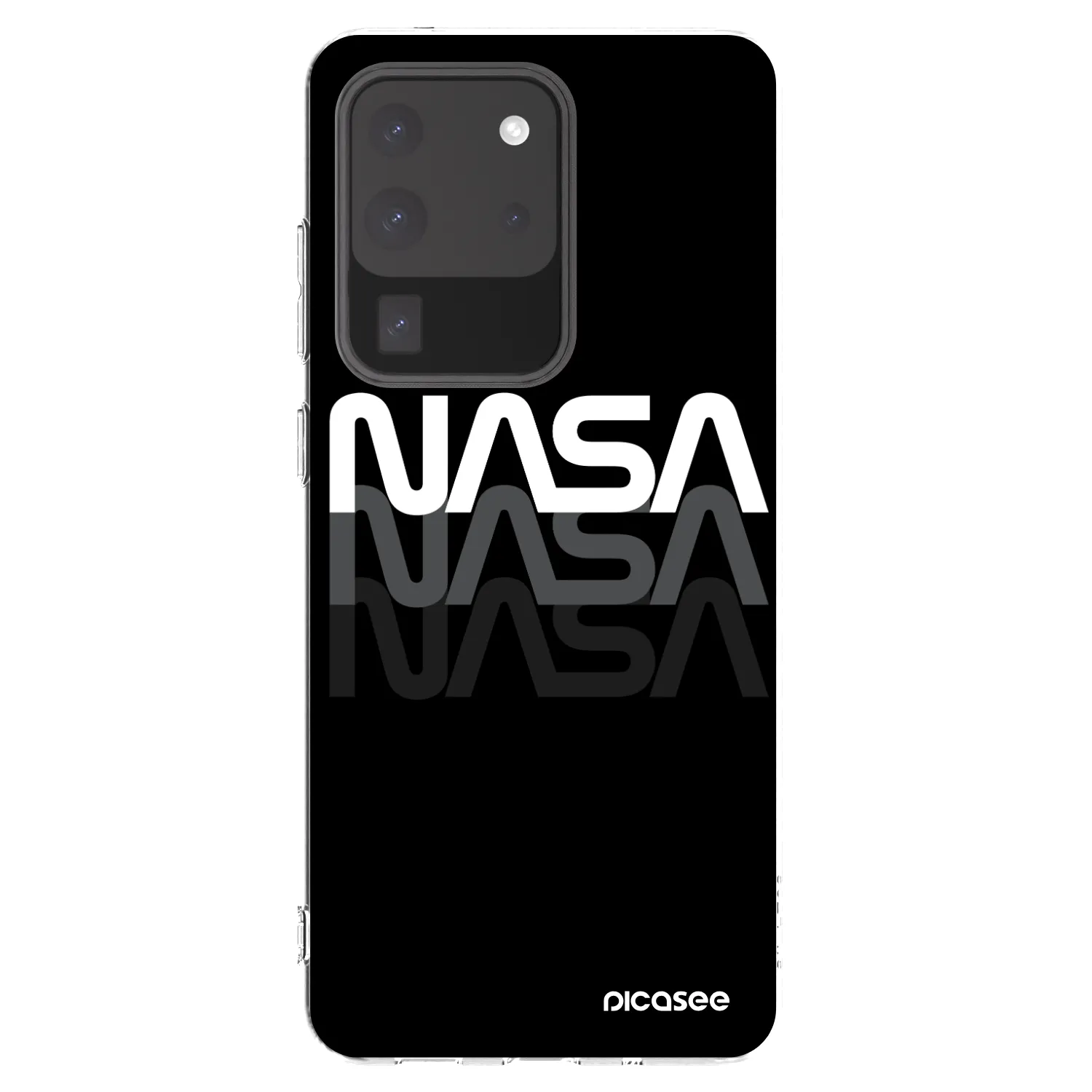 Picasee silikonska prozirna maskica za Samsung Galaxy S20 Ultra 5G G988F - NASA Triple