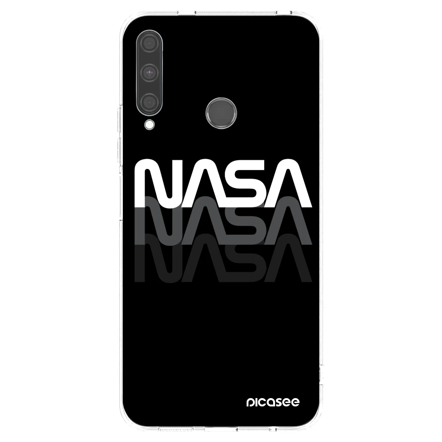 Picasee silikonska prozirna maskica za Huawei P40 Lite E - NASA Triple