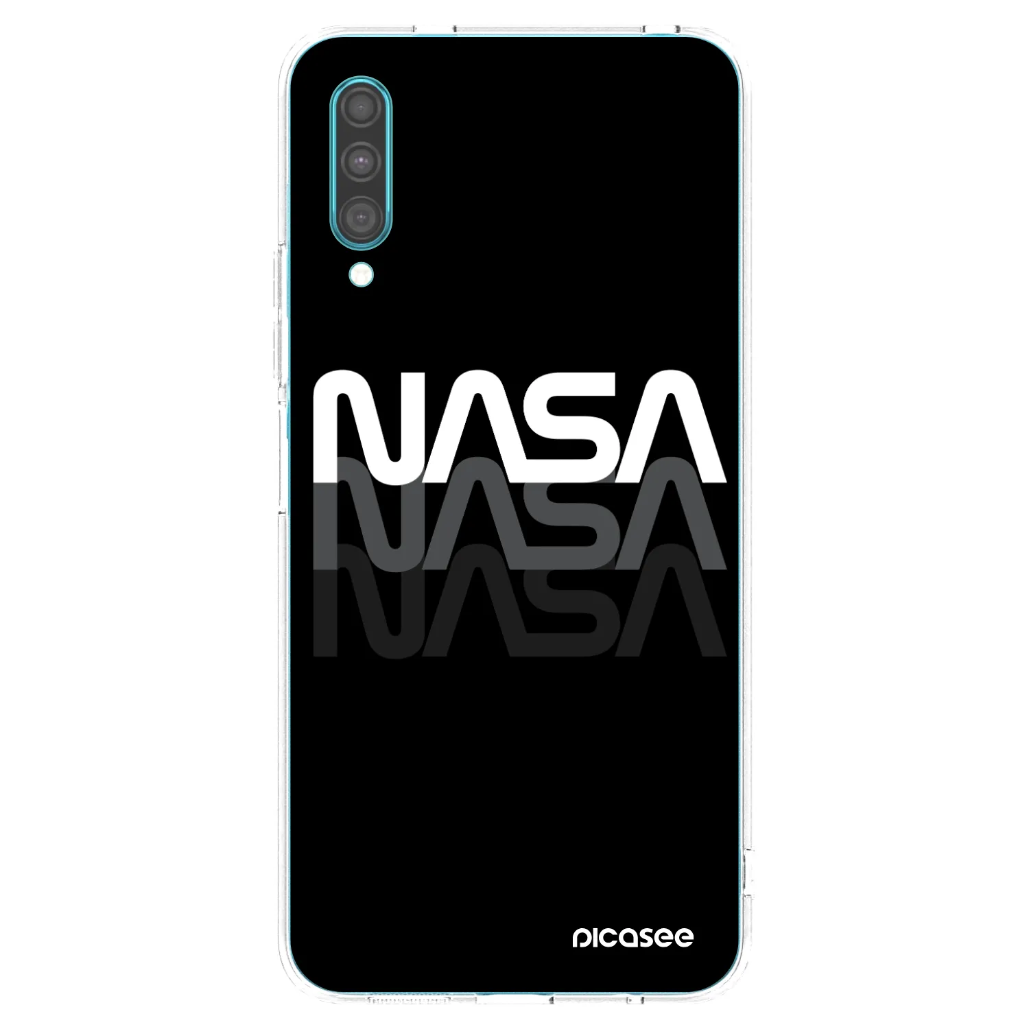 Picasee silikonska prozirna maskica za Samsung Galaxy A30s A307F - NASA Triple