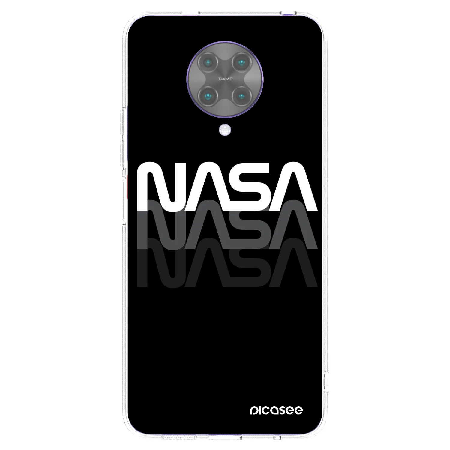 Picasee silikonska prozirna maskica za Xiaomi Poco F2 Pro - NASA Triple