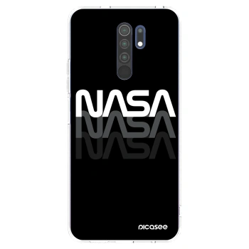 Picasee silikonska prozirna maskica za Xiaomi Redmi 9 - NASA Triple
