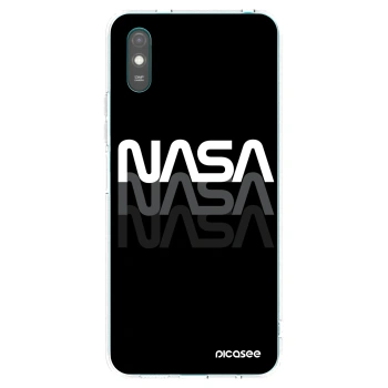 Picasee silikonska prozirna maskica za Xiaomi Redmi 9A - NASA Triple