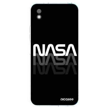 Picasee crna silikonska maskica za Xiaomi Redmi 9A - NASA Triple