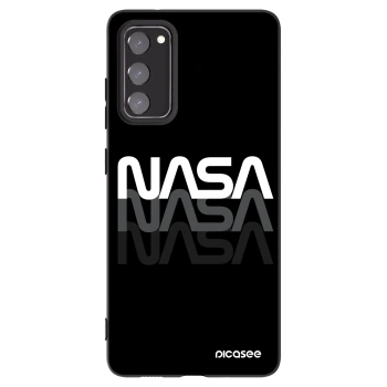 Picasee crna silikonska maskica za Samsung Galaxy S20 FE - NASA Triple