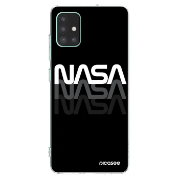 Picasee silikonska prozirna maskica za Samsung Galaxy M51 M515F - NASA Triple