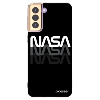 Picasee silikonska prozirna maskica za Samsung Galaxy S21+ 5G G996F - NASA Triple