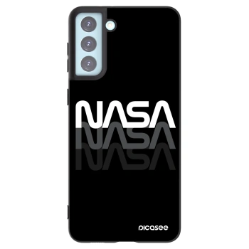 Picasee crna silikonska maskica za Samsung Galaxy S21+ 5G G996F - NASA Triple